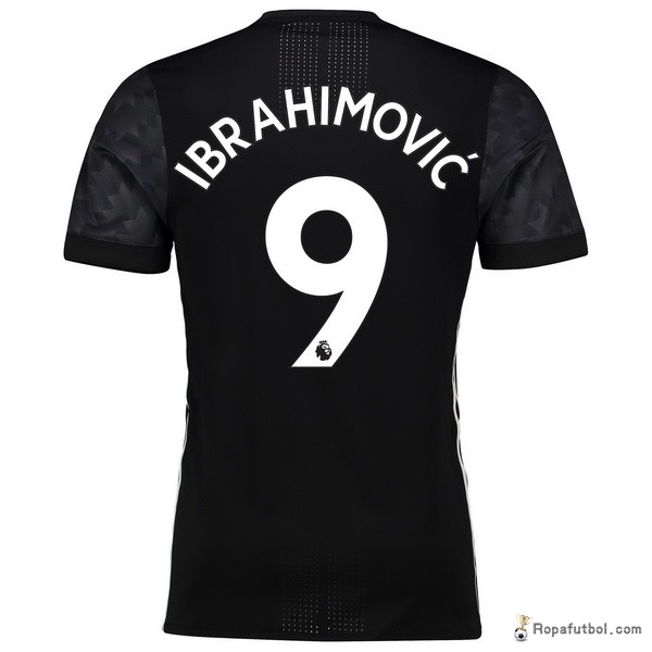 Camiseta Manchester United Replica Segunda Ropa Ibrahimovic 2017/18 Negro